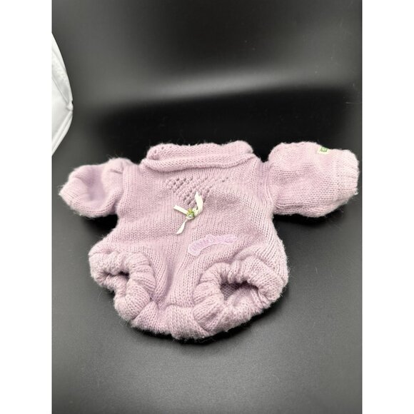 Cabbage Patch Kids BBB Bean Butt Bottom Babies 1985 Purple Knit Jumper 192 WS - Picture 1 of 12